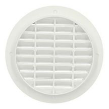 Grille ronde pour tuyau fibre-ciment sans moustiquaire PVC diamètre 100mm BC100