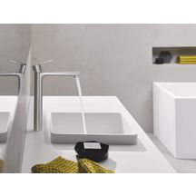 Mitigeur monocommande Lavabo Taille XL Lineare Supersteel 23405DC1