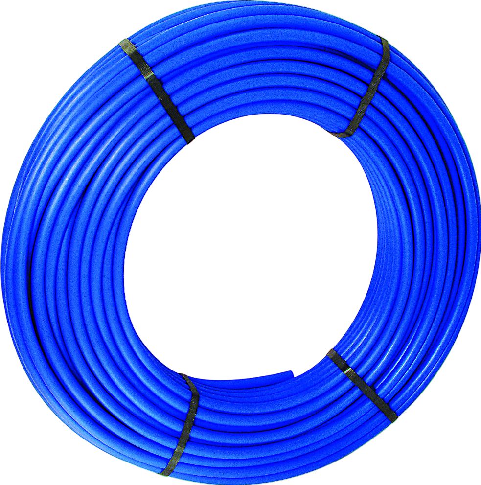 Tube PER nu ALTECH D 12mm ep 1,1mm couronne 120m bleu