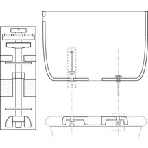 Vis Altech en métal pour réservoir et cuvette