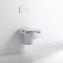 Abattant standard d-code Compact, blanc charnière inox réf. 67310099