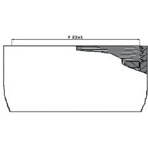 Aérateur Alterna régulateur de débit 7 L/mn F 22 x 1 Carte de 5