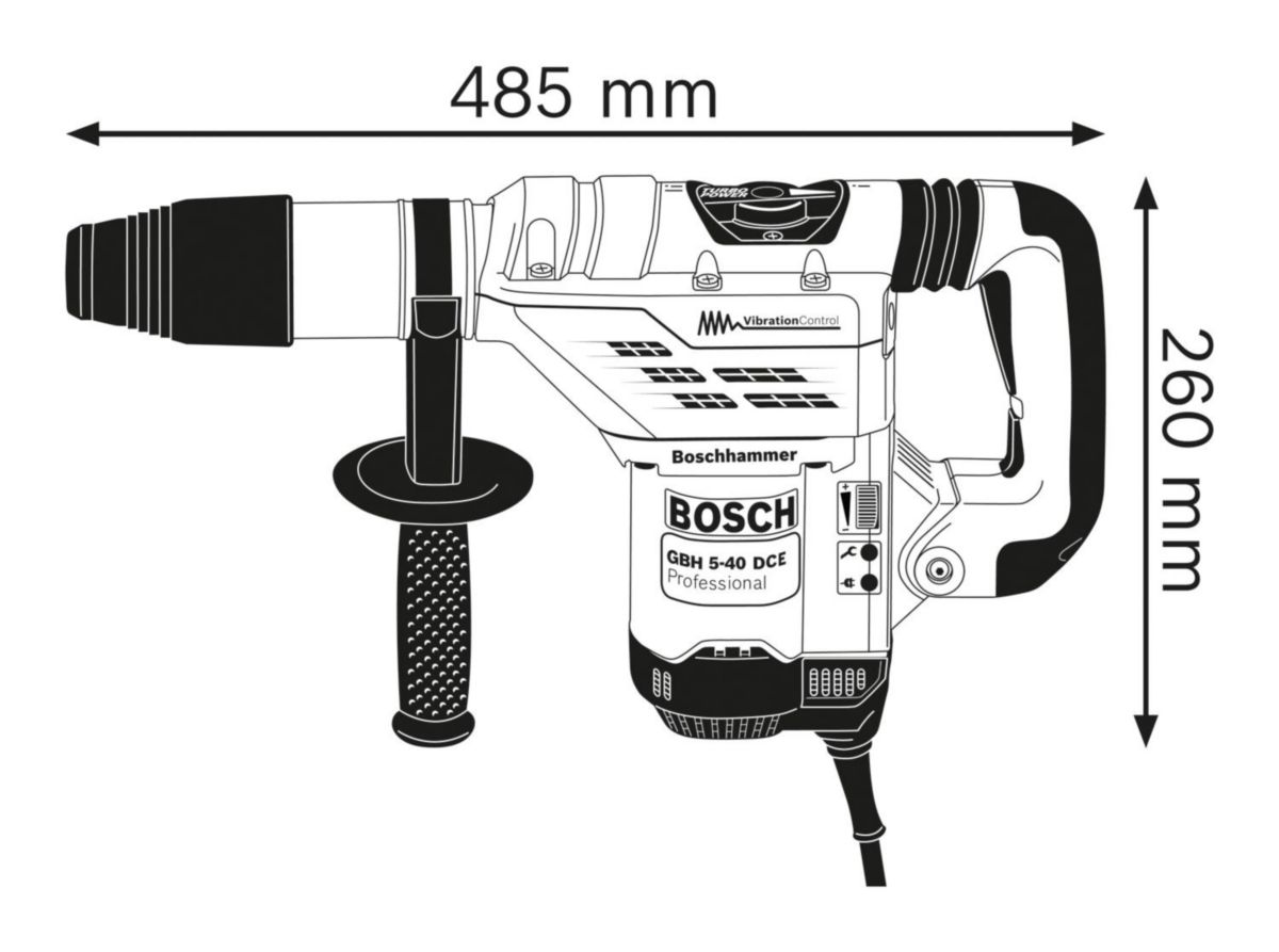 Perforateur SDS-max GBH 5-40 DCE Réf. 0611264000