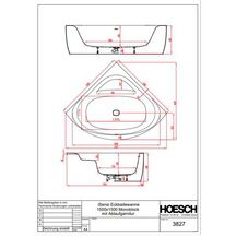 Baignoire Isensi 1/4 rond 150x150 monobloc avec tablier Réf. 3857.010