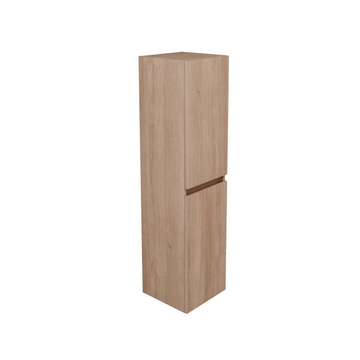 Colonne Primeo Alterna 160 cm 2 portes Chêne Clair