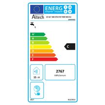 Chauffe-eau électrique blindé thermoplongé ALTECH 300 litres stable diamètre 570 mm monophasé EU classe énergétique C