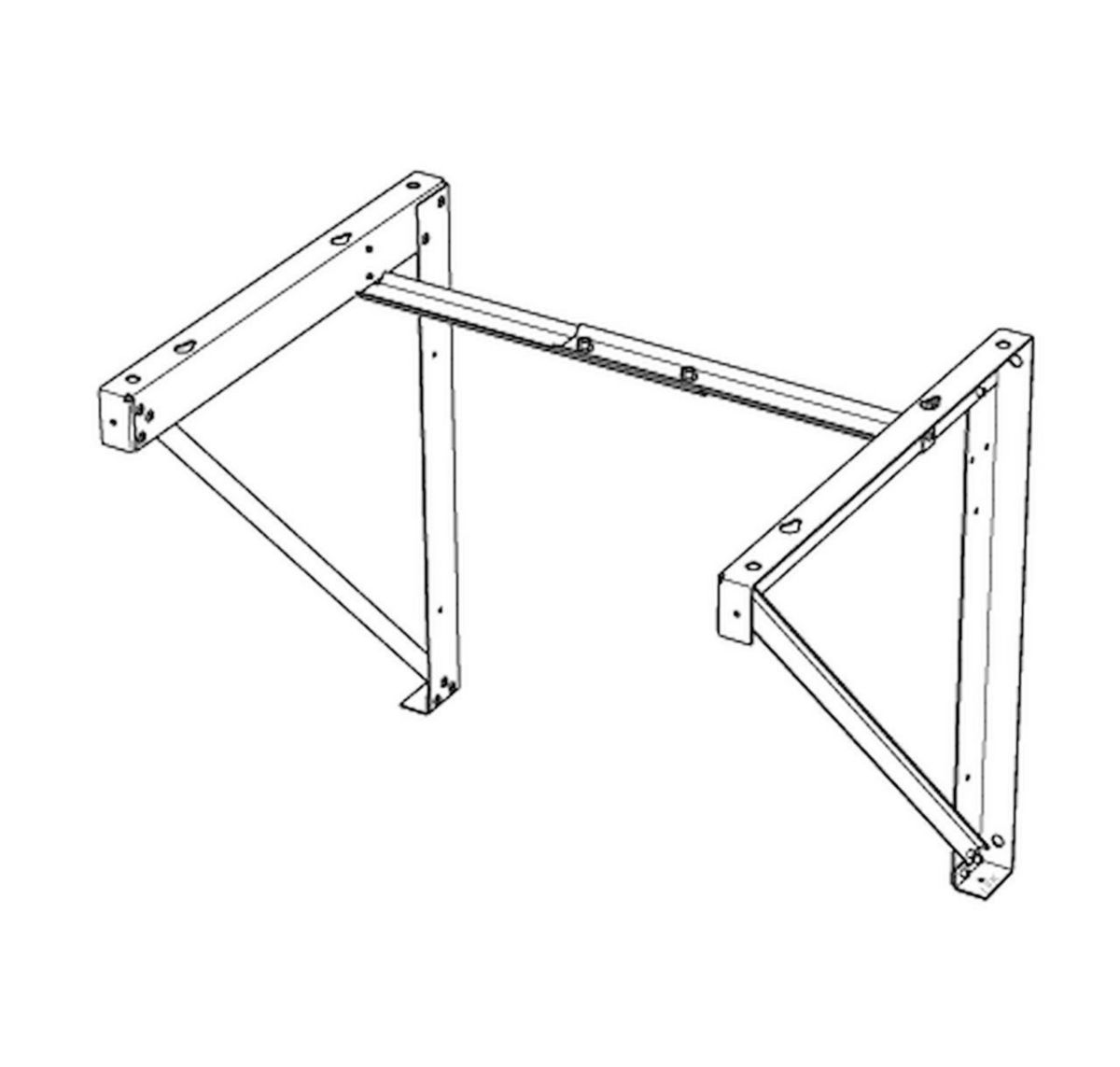 Chassis de montage au mur pour unité de ventilation Réf. N067526