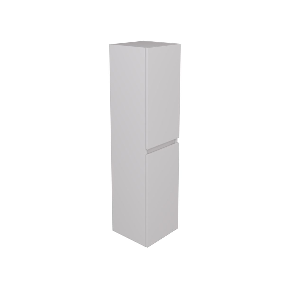 Colonne Primeo Alterna 160 cm 2 portes Blanc Laqué