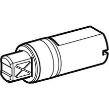 Amortisseur pour couvercle d'abattant, à gauche, pour Geberit AquaClean Sela (jusqu'à l'année de fabrication 2018)