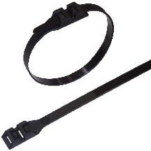 Collier nylon noir 380 x 9 mm (sachet de 100)