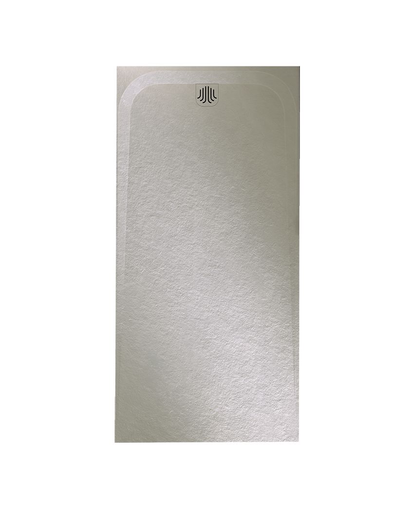 Receveur de douche Unic Slate aspect ardoise en akron aspect déco rectangulaire 120 x 80 cm gris marfil Réf. 53029306