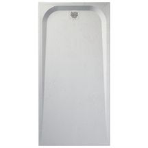 Receveur de douche Unic Slate en Akron aspect Drop 160 X 80 cm Blanco réf : 53030434