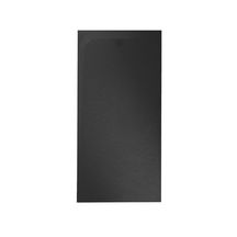 Receveur de douche Unic Slate en Akron aspect Drop 120 X 80 cm Negro réf : 53030340