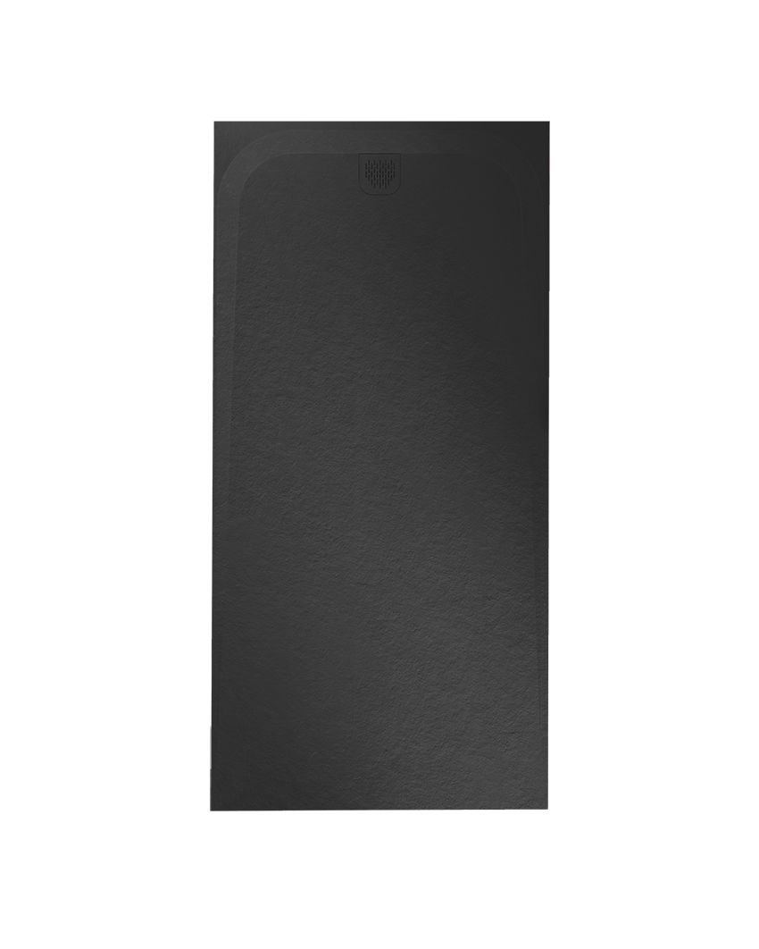 Receveur de douche Unic Slate en Akron aspect Drop 120 X 80 cm Negro réf : 53030340