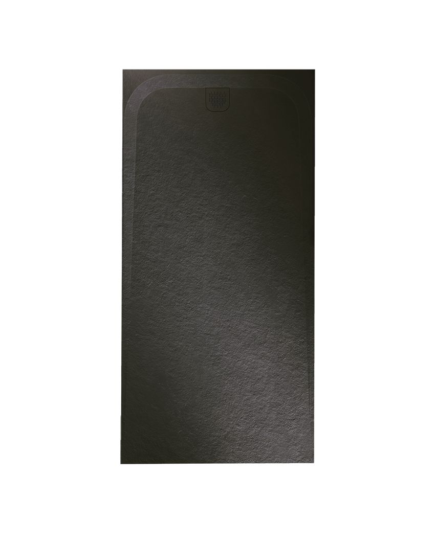 Receveur de douche Unic Slate en Akron aspect Drop 120 X 80 cm Lava réf : 53030346