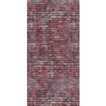 Panneau mural VIPANEL aspect pierre L 1500 x H 2550 mm épaisseur 3mm briques rouges finition velvet Réf. 1420000312