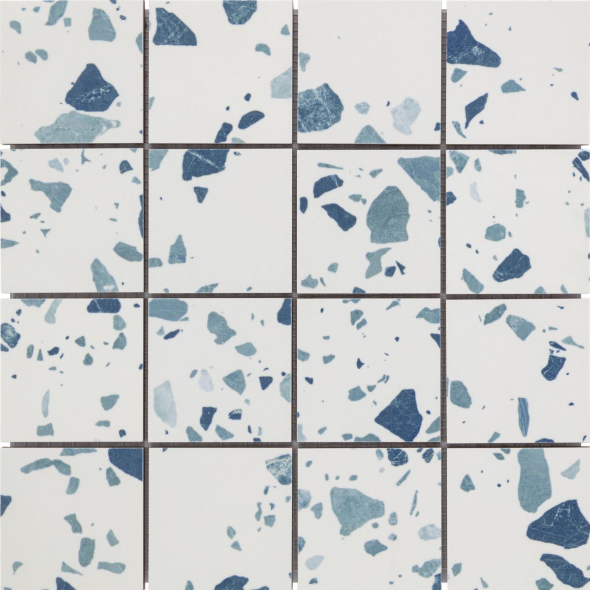 Grès cérame émaillé Barwolf Flakes XS blue mosaique 30 x 30 cm KEG-23072