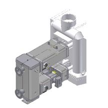 Kit de raccordement hydraulique DuoConnect . Kit  complet comprenant bouteille de découplage avec pied réglable, 2 pompes primaires modulantes à indice énergie-efficacité (EEI),  coquilles isolantes, vanne de sectionnent, raccord,...