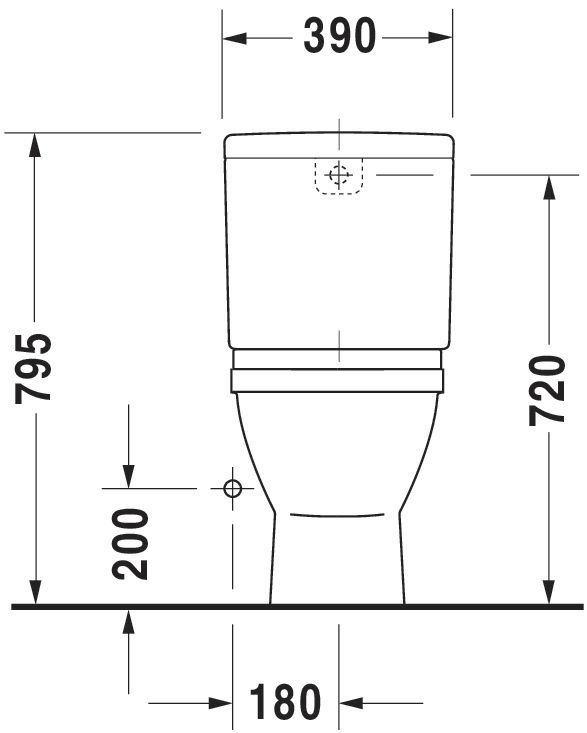 Cuvette sv starck 3 blanc réf. 1260100001