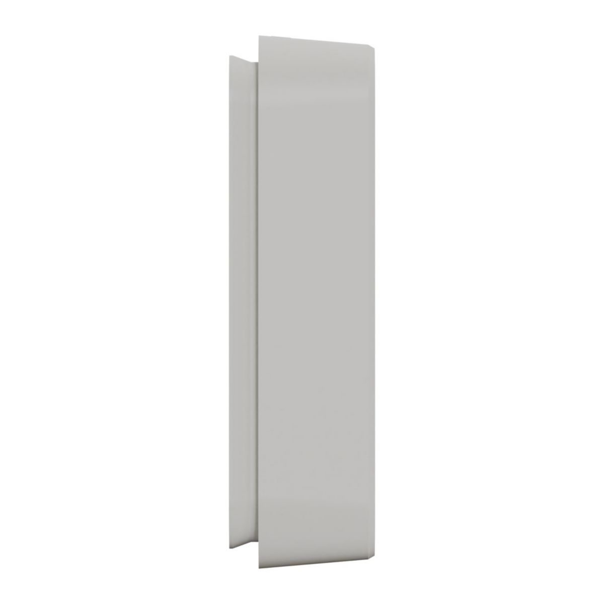 Mureva Styl - Cadre 2 postes horizontal - encastré - IP55 - IK08 - blanc Réf.MUR39101