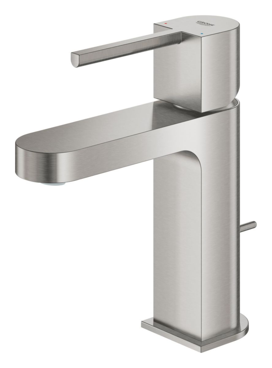 "Mitigeur monocommande Lavabo taille S GROHE Plus Supersteel Réf. 32612DC3"