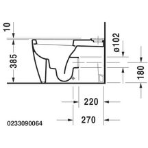 Cuvette vario starck 1 blanc réf. 233090064