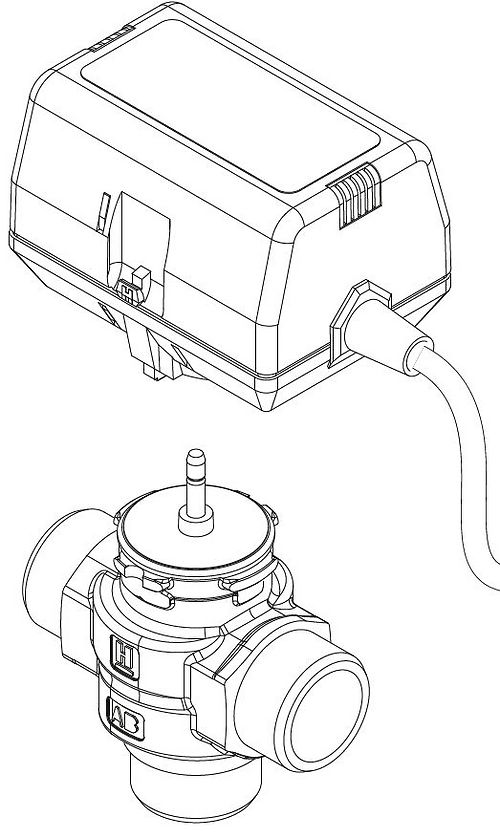 Vanne d'inversion chauffage/eau chaude sanitaire