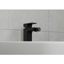 Mitigeur bidet avec tirette et vidage synthétique Chromé Vernis Shape  Réf. 71211000