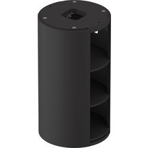 Meuble sous lavabo à poser White Tulip 751x350x410 mm noir Réf. WT423905858