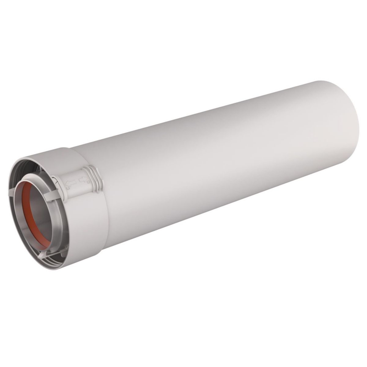 Conduit 80-125 aluminium/PVC nouveau Sékurit longueur 1 mètre Réf. 229542