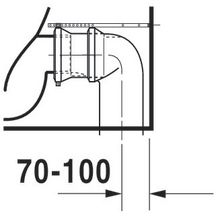 Cuvette vario 63 cm starck 2 blanc réf. 21450900001