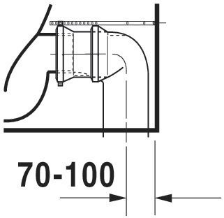 Cuvette vario 63 cm starck 2 blanc réf. 21450900001