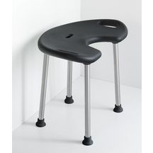 Tabouret STAINLESS Line noir réf. NT.445.210