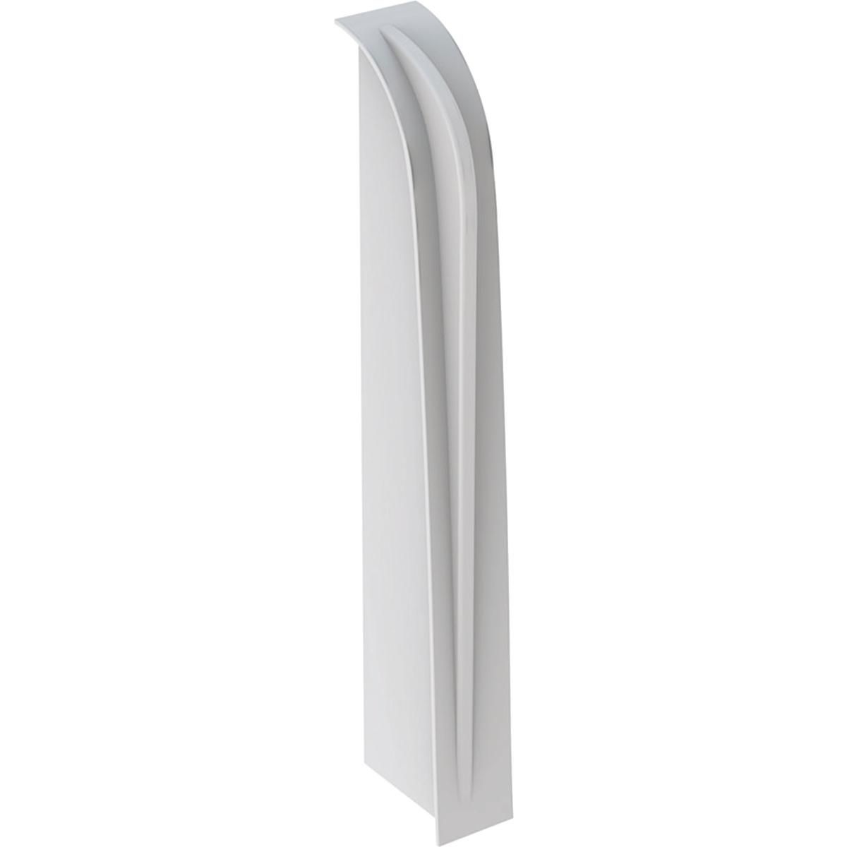 Couvre-joint latéral gauche pour stalle MONTCEAU Lg : 106 cm Céramique Blanc réf. 736000000