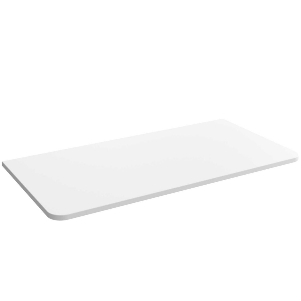 Plan de toilette UNIIQ 900 en solide surface blanc mat Réf. 24727