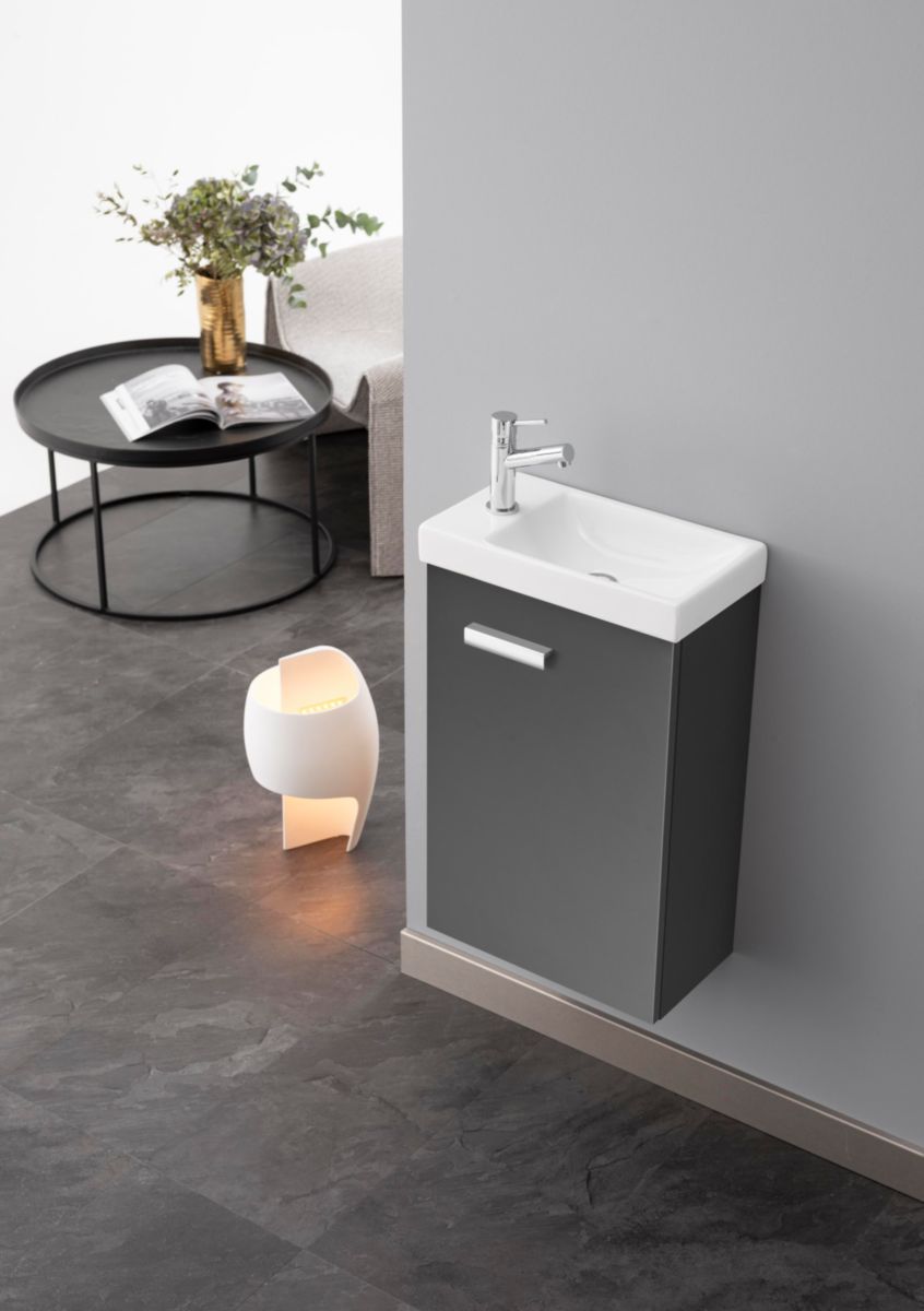 Meuble lave main Alterna Concerto 1 porte gris