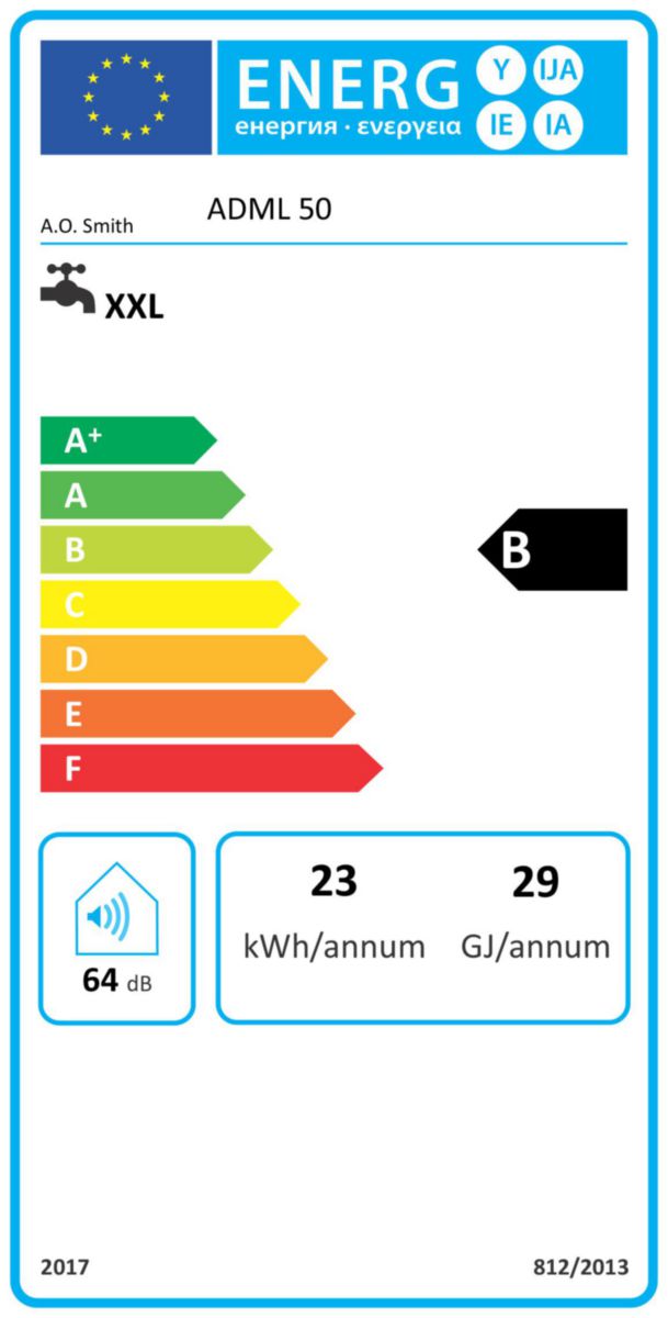 Chauffe-eau gaz tertiaire bas NOx 49 kW 288 L gaz naturel Réf. ADML 50 FR NAT