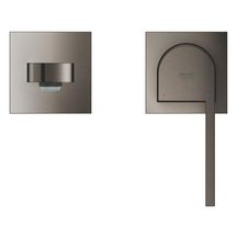 "Mitigeur monocommande 2 trous lavabo taille M GROHE Plus Hard Graphite brossé Réf. 29303AL3"