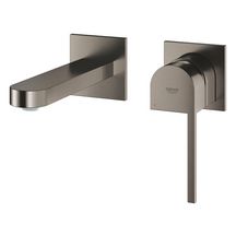 "Mitigeur monocommande 2 trous lavabo taille M GROHE Plus Hard Graphite brossé Réf. 29303AL3"