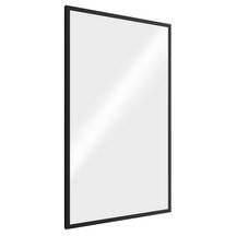 Miroir VINCI 500 x 1000 mm avec cadre en aluminium finiton noir mat Réf. 25641