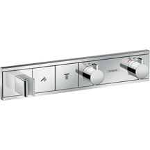 hansgrohe RainSelect Factice Module thermostatique encastré avec 2 fonctions, Chrome