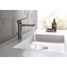 Mitigeur monocommande lavabo taille S Lineare Hard Graphite brossé Réf. 32114AL1