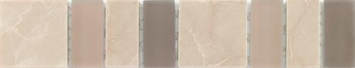 Verre Bärwolf beige/sand listel 4,8x24,8cm MA-7030