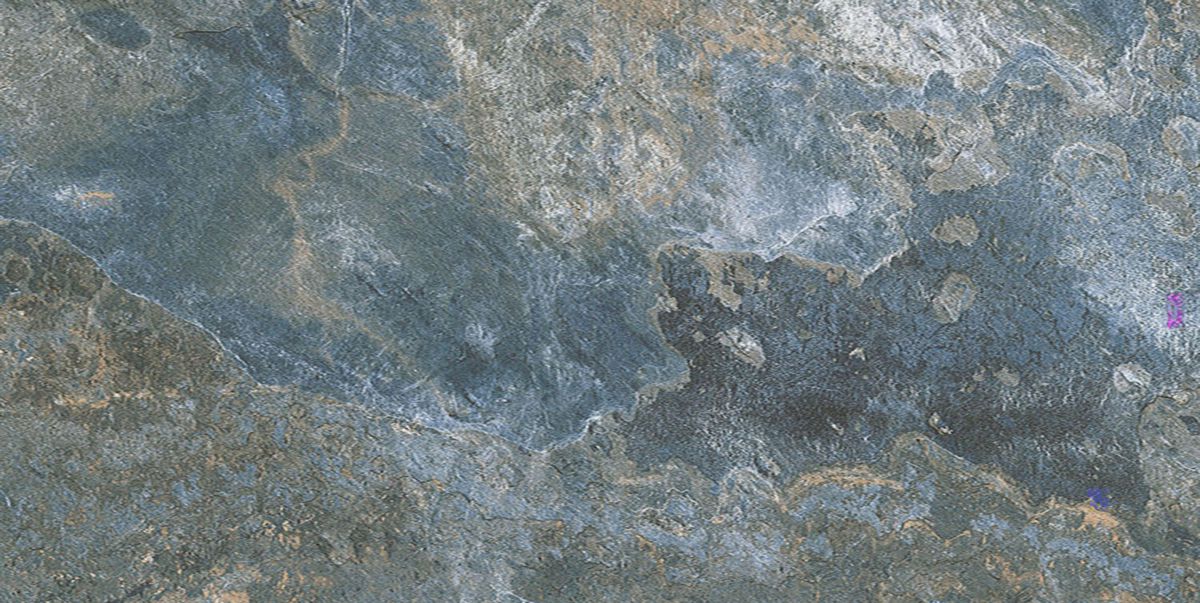 Grès cérame émaillé Cinca Splash Slate Bleu 30 x 60 cm 9444