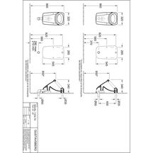 Urinoir VOLTA blanc 330 x 545 x 325 mm alimentation encastrée fixation par boulons M 8 x 110 mm Réf. 7G510001