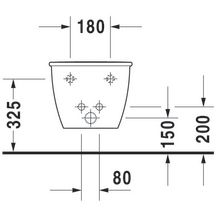 Bidet suspendu darling new blanc réf. 22491500001