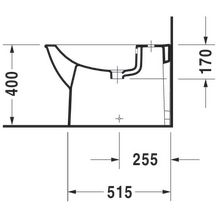 Bidet darling new 63 cm blanc réf. 2251100000