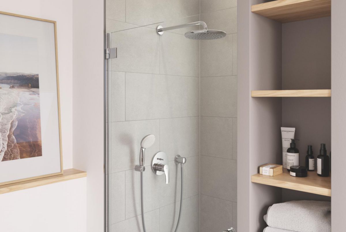 Mitigeur mécanique 2 sorties avec inverseur Eurosmart Chromé GROHE Réf. 24043003