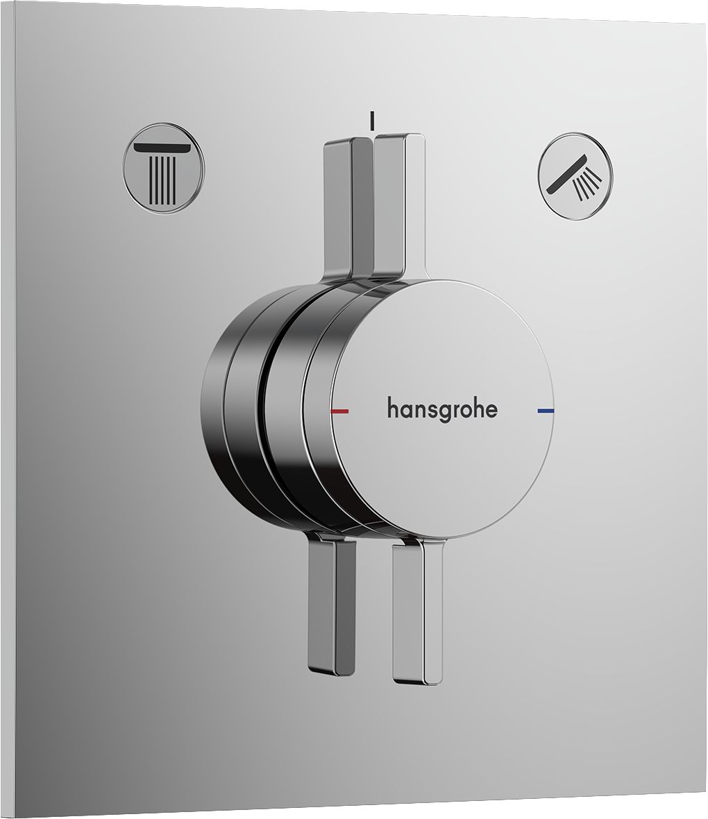 hansgrohe DuoTrun E Set de finition iBox 2, mécanique encastré 2 fonctions