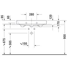 Lavabo pour meuble 80 cm Happy D.2 blanc Réf. 2318800000